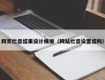 如东网页栏目结果设计模板（网站栏目设置结构）